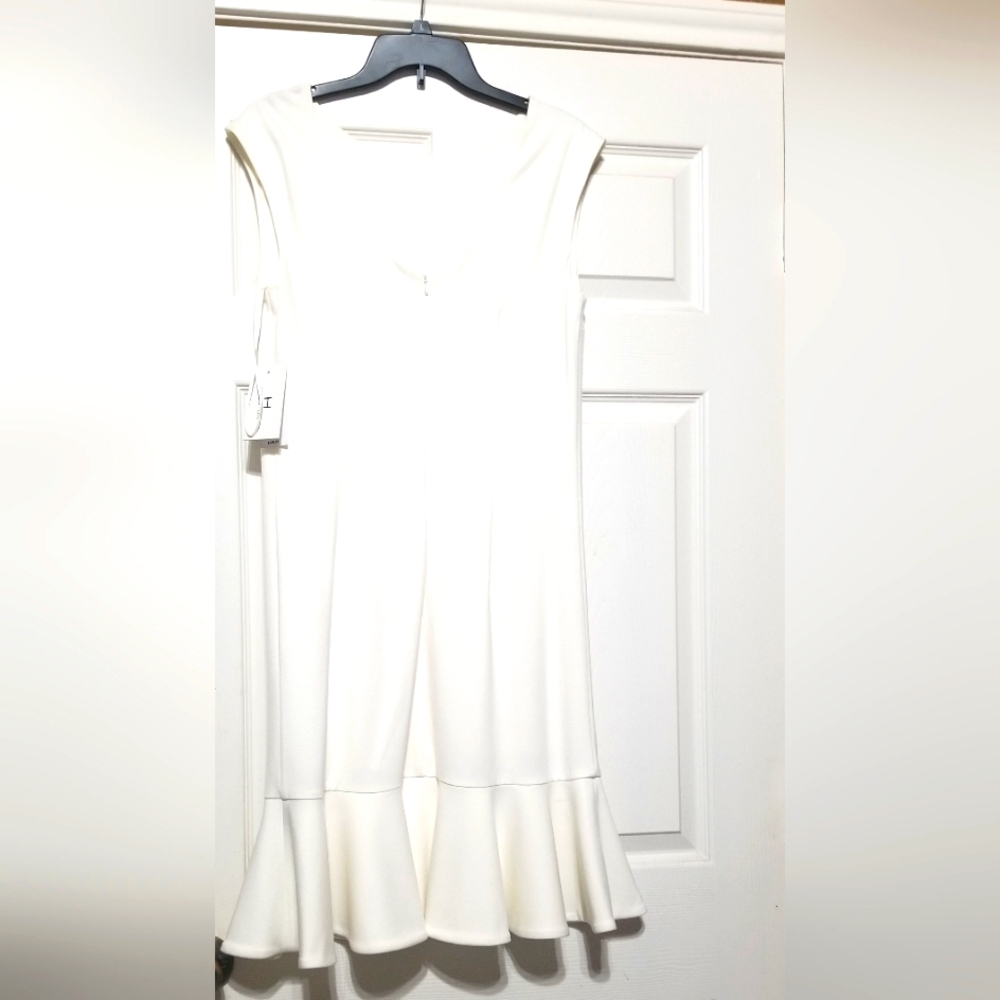 Halogen ruffled dress